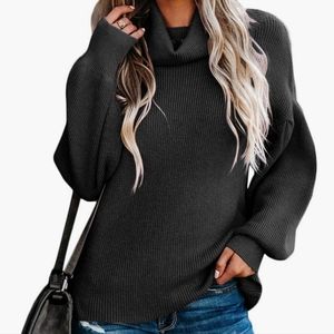 Cowl neck sweater